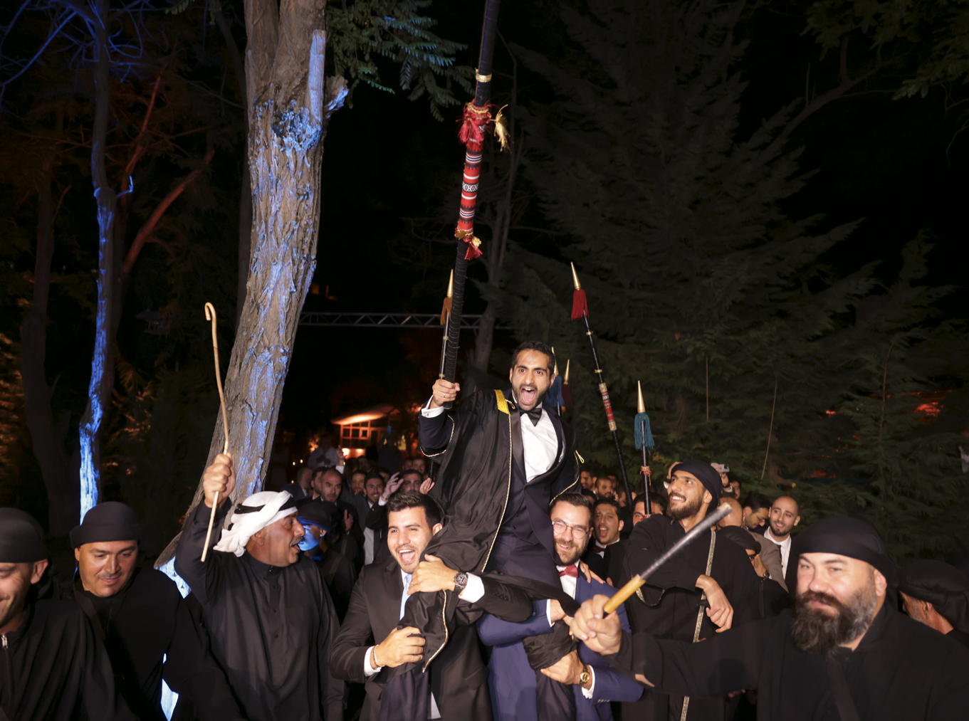 Hayakel Baalbek dabke at a Lebanese wedding, photo 11